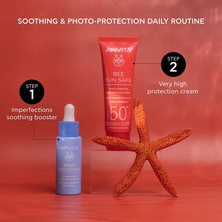 Actual product image Apivita Bee Sun Safe (Sun cream face, SPF 50+, 50 ml)