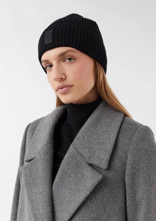 Image du produit Comma Mütze Strickmütze mit Logo-Patch (Taille unique)