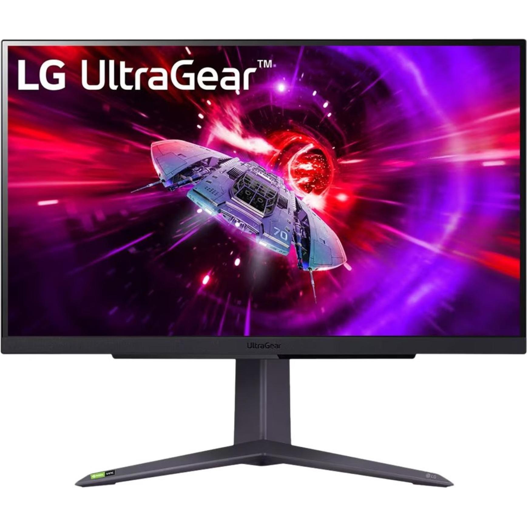 LG 27GR75Q-B (2560 x 1440 Pixel, 27"), Monitor, Schwarz