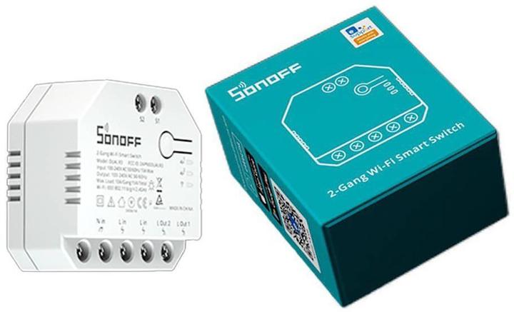 Actual product image Sonoff WiFi shutter actuator DUALR3Lite (Switch actuator)