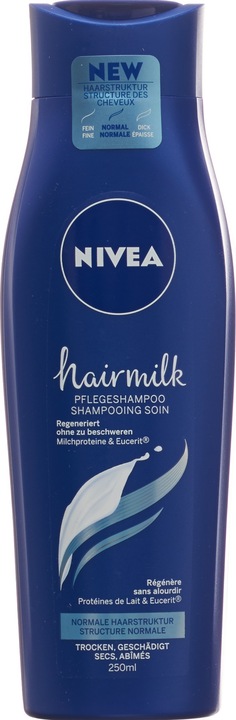 NIVEA Hairmilk (250 ml, Flüssiges Shampoo)