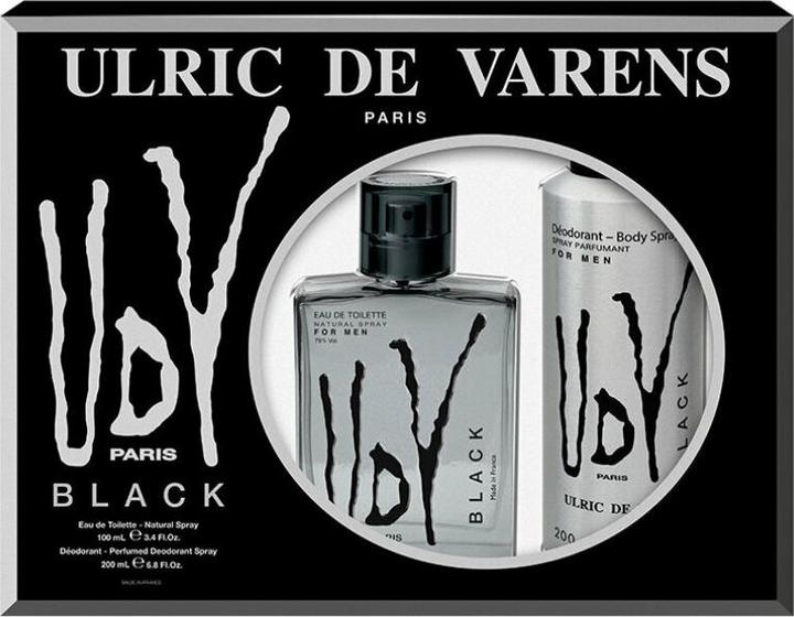 Actual product image Ulric De Varens Black Eau de Toilette Vapo Set (Eau de toilette, 200 ml)