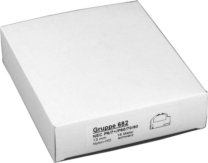 Produktbild Ampertec Kompa. Farbband NEC 5300 Gr. 682 Nylon HD schwarz 0682.01 (Schwarz)