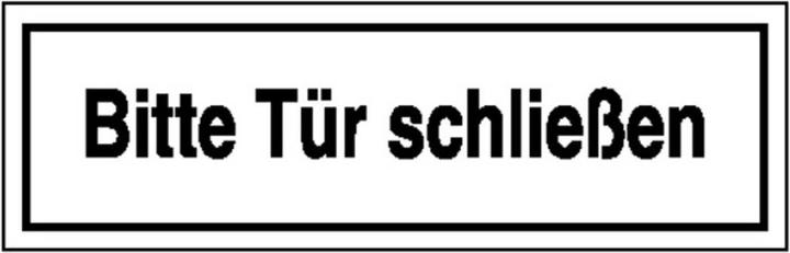 Produktbild SafetyMarking Hinweisschild Bitte Tür schliessen