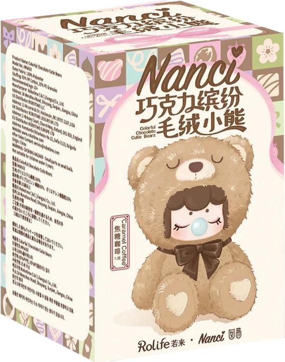 Actual product image Robotime Nanci Kuschelbären – assortiert, Motiv: Tiere (17.50 cm)
