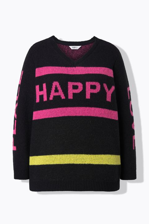 Image du produit Angel of Style Pull Happy avec messages, coupe Straight Fit (54)