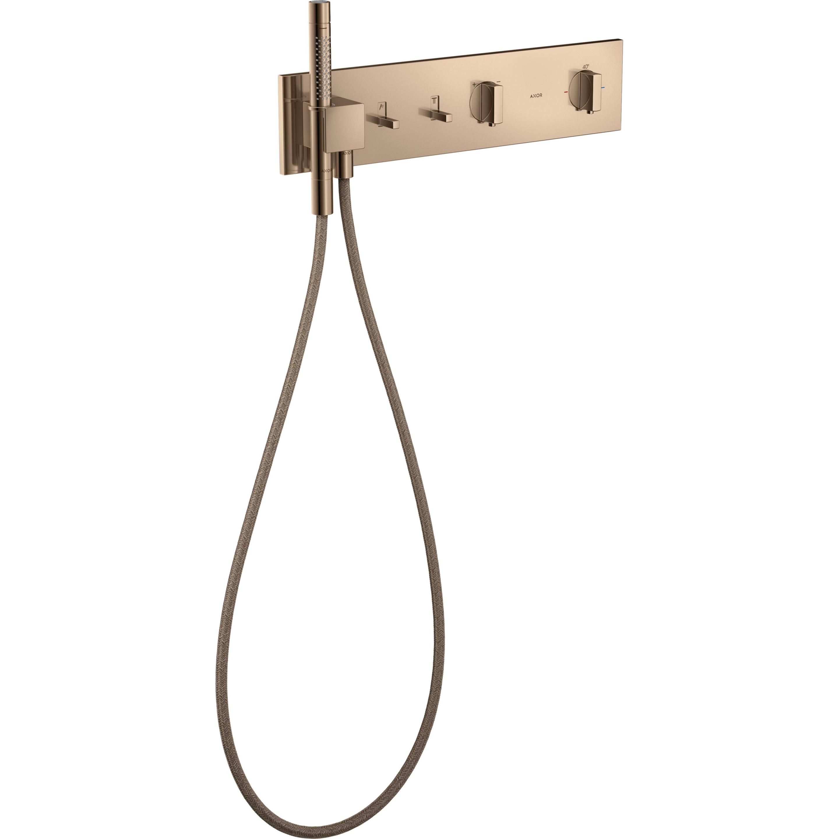 hansgrohe, Badarmatur, AXOR ShowerComposition Thermostatmodul Select, 2 Verbraucher, 470/110, 12571