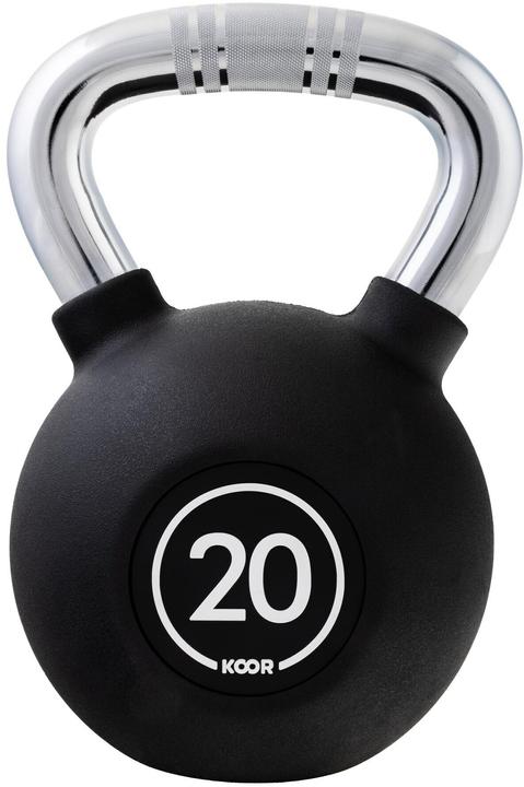 Koor Kettlebell 20 kg, Schwarz (1 x 20 kg)