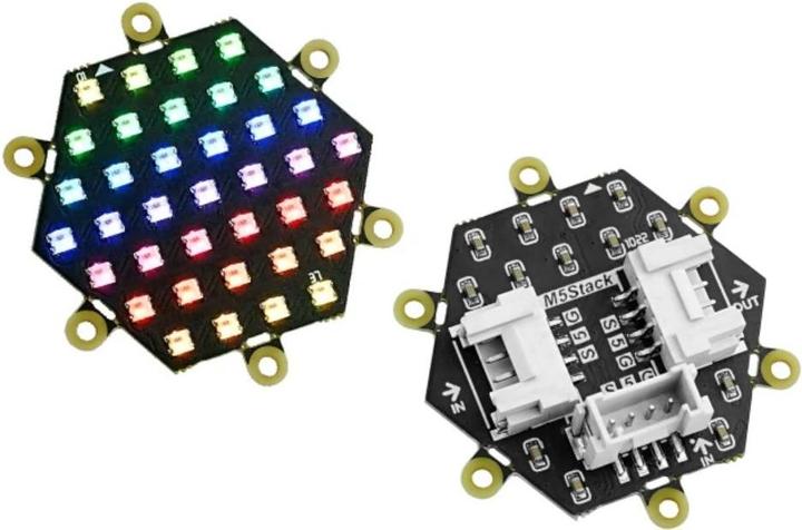 Actual product image M5Stack Neo HEX 37 RGB LED Board WS2812C