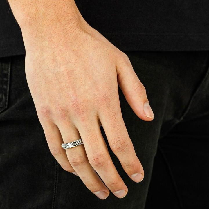 Produktbild Buddha to Buddha Edwin Mini Ring Silber 809 63 (63, 925 Silber)