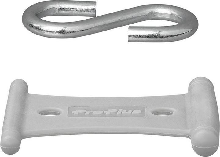 Actual product image ProPlus Hanger with S-hook for piping rail 5/6mm and 7/8mm - set of 6 pieces