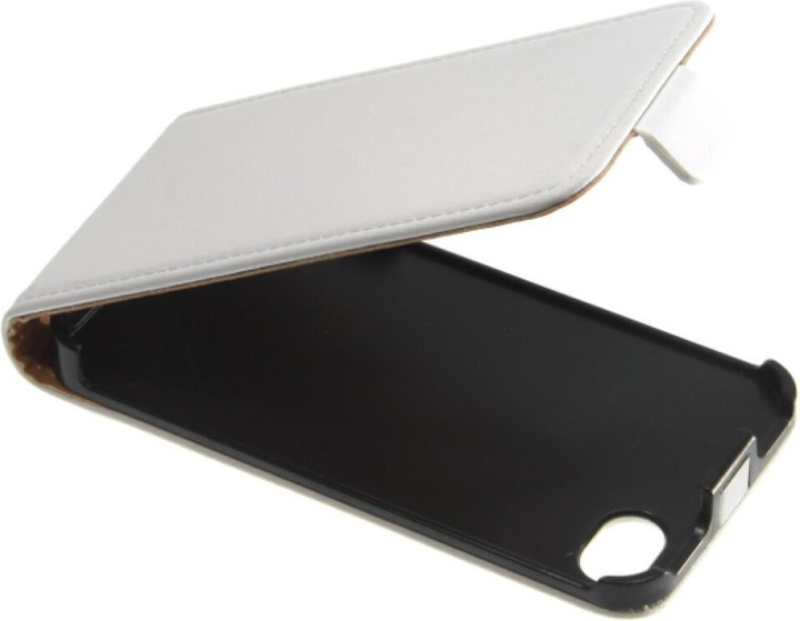 Immagine prodotto OEM Custodia Flip Slim in pelle per iPhone 4/4s Bianco (Apple iPhone 4s, Apple iPhone 4)