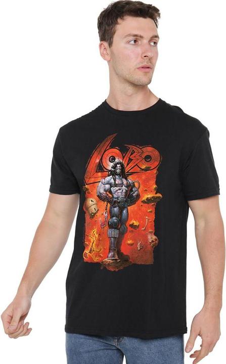 Produktbild Justice League Dc Lobo Unbound Bounty Hunter TShirt (M)