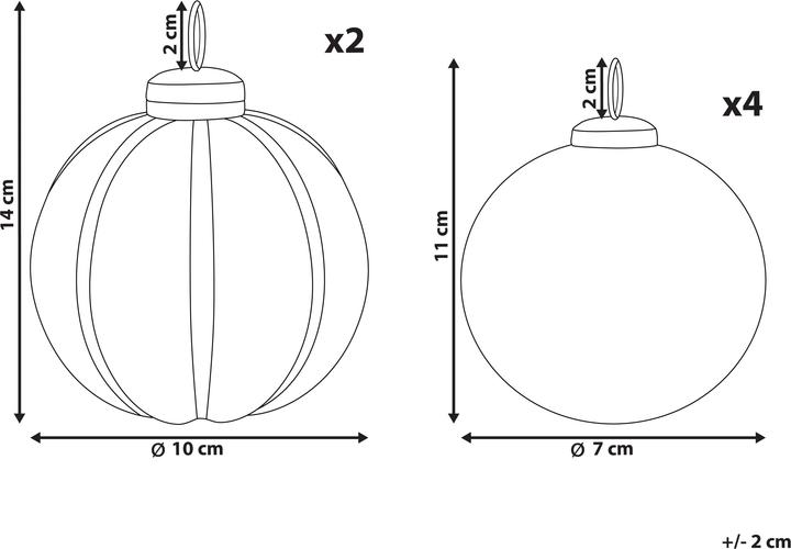 Produktbild Beliani Argentin (6x)