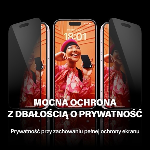 Produktbild PanzerGlass Privacy Screen Protector Ultra-Wide Fit (1 Stück, Apple iPhone 15 Pro)
