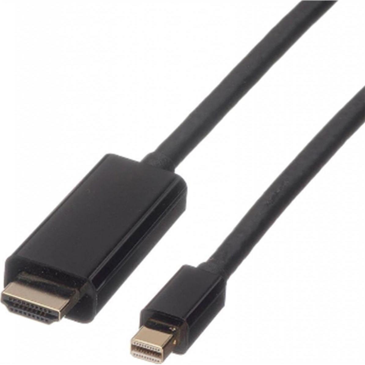 Roline Mini DisplayPort — HDMI (Typ A) (1 m, HDMI, DisplayPort), Video Kabel