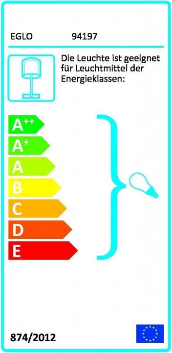 Energie-Label EGLO Tarbes (E27)