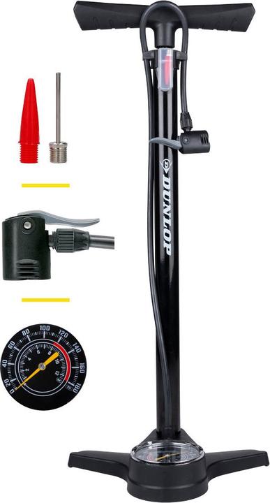 Produktbild Dunlop Standluftpumpe mit Druckanzeige