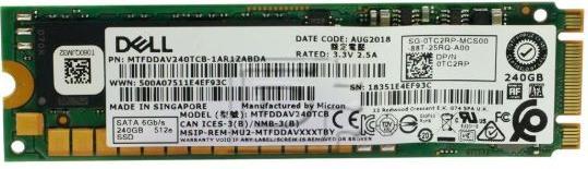 Produktbild Dell 240GB SSD SATA M.2 for BOSS (240 GB, M.2)