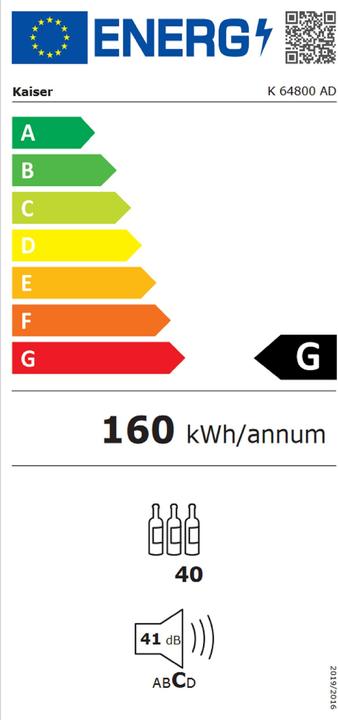 Etichetta energetica Kaiser K 64800 D.C.