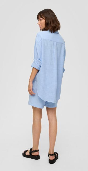 Image du produit s.Oliver Bluse Relaxed-Fit-Hemdbluse mit Musterstruktur (L)