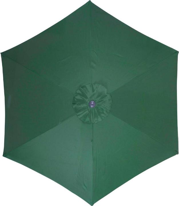 Actual product image VCM Sonnenschirm 2,90m Grün mit Kurbel neigbar wasserabweisend UV Schutz 50+