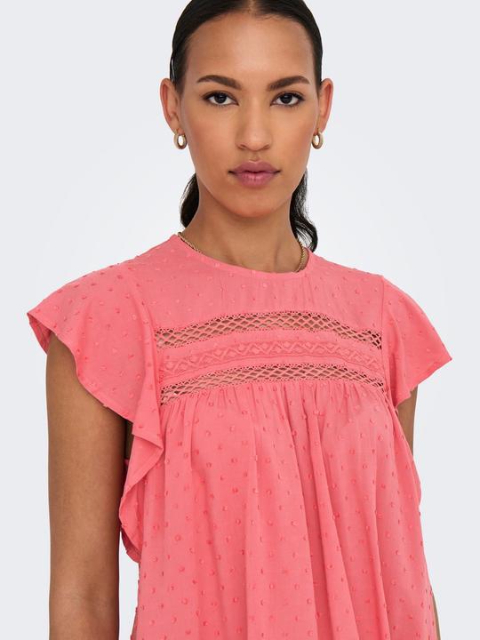 Image du produit JdY Locker geschnitten V-Ausschnitt Voluminöser Armschnitt Top Top (S)