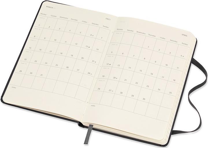 Image du produit Moleskine Agenda de poche (A6, 1 semaine / 2 pages)