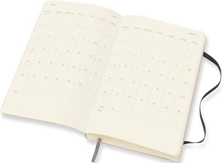 Produktbild Moleskine Taschenagenda (A6, 1 Woche / 1 Seite)