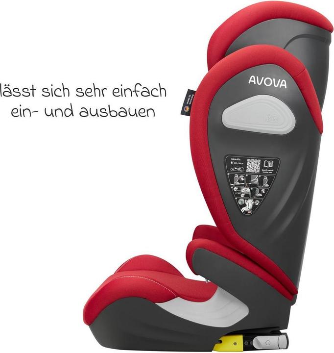 Actual product image Avova Sora-Fix from 100 cm - 150 cm / 4-12 years (Booster seat, ECE R129/i-Size Standard)