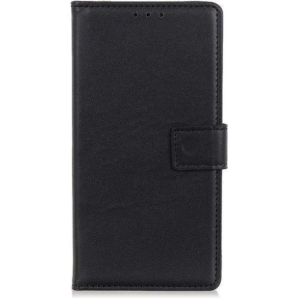 MU Classic Classic II Leder Bookcover Series (Xiaomi Mi 11i), Smartphone Hülle, Schwarz