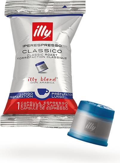 Produktbild NoName Illy Lungo 100 porcijas - Kafijas kapsulas Lungo (100 x Port.)