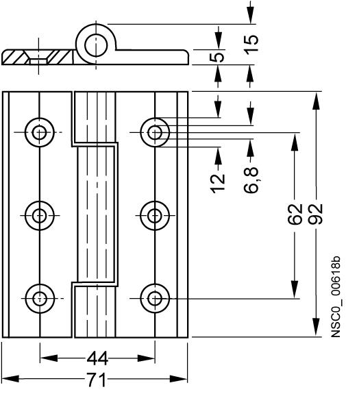 Produktbild Siemens Zusatzscharnier