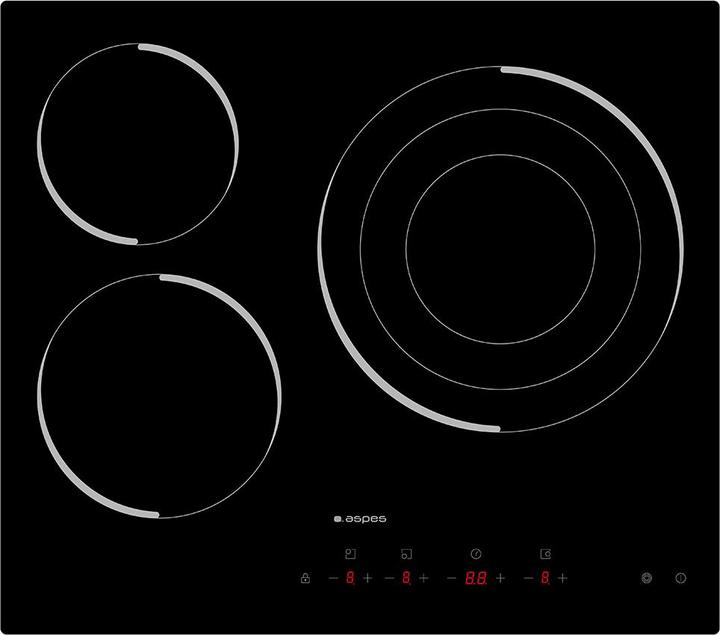Actual product image Aspes AV3601 (59 cm, Glass ceramic hob)