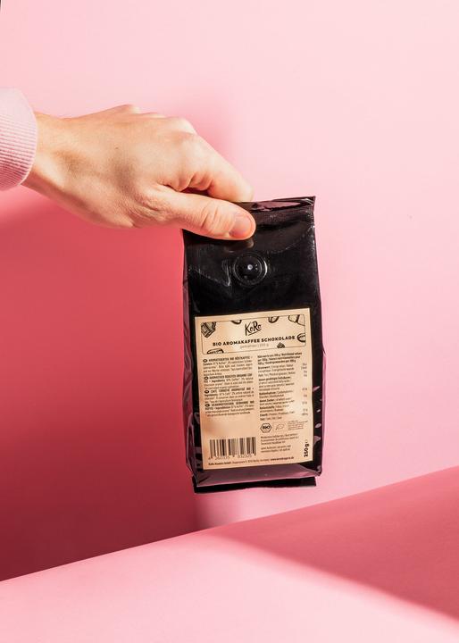 Actual product image KoRo Roasted organic coffee with chocolate flavour, ground (250 g)