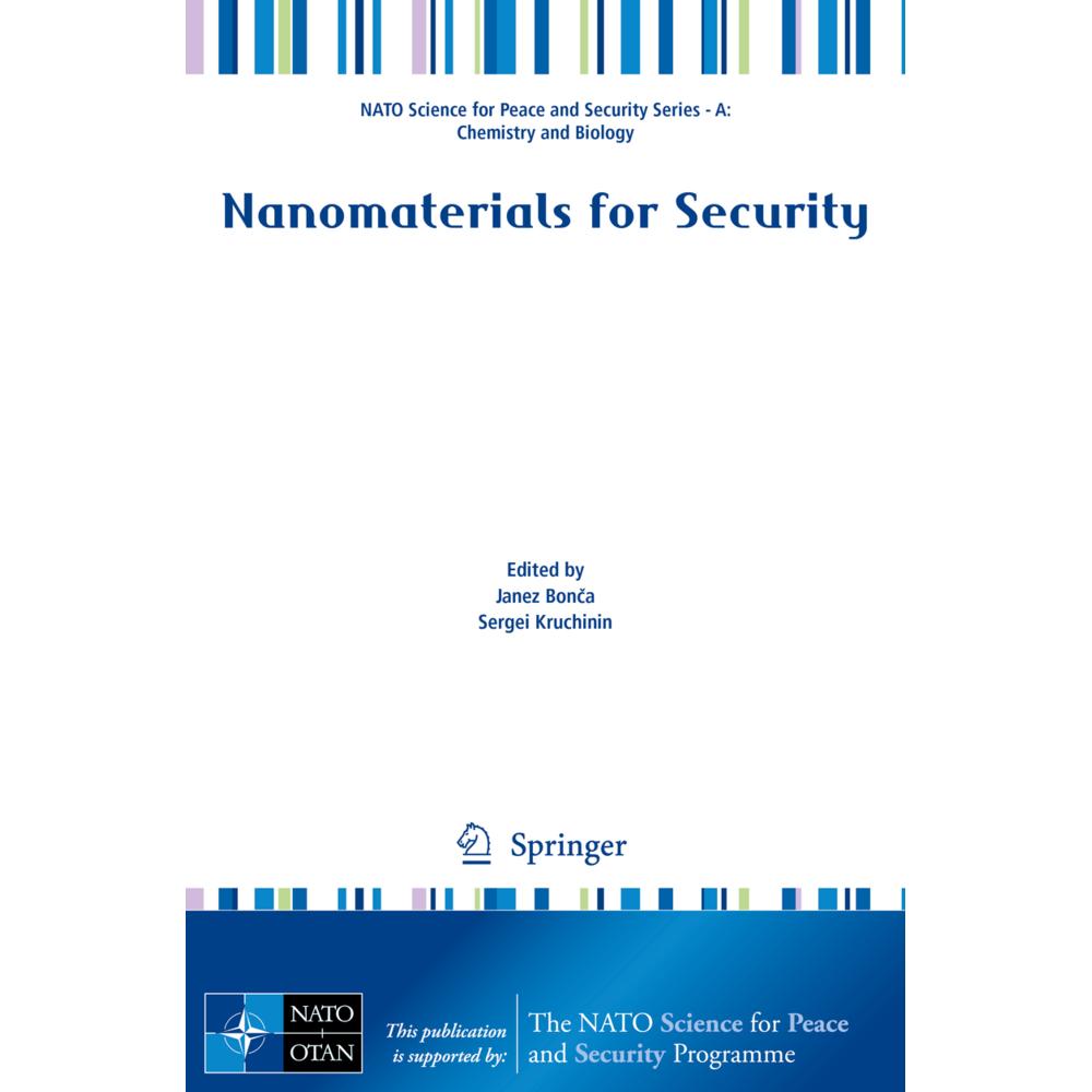 Nanomaterials for Security, Fachbücher von Sergei Kruchinin, Janez Bonca