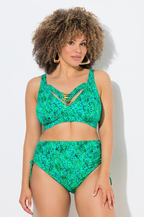 Produktbild Ulla Popken Bikini, Animalmuster, Zierbänder, Softcups (42)