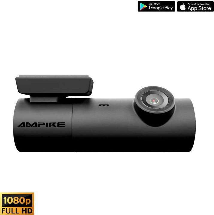 Produktbild Ampire Dashcam in Full-HD, WiFi und GPS (WLAN, GPS-Empfänger, Bluetooth, Akku, Eingebautes Mikrofon)