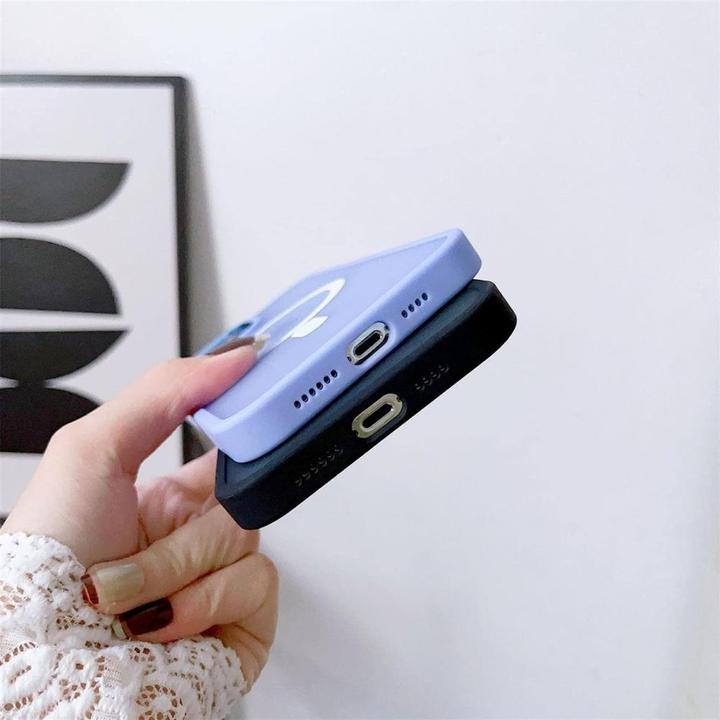 Produktbild Hurtel Armored magnetic iPhone 14 Plus MagSafe Color Matte Case - black (Apple iPhone 14 Plus)