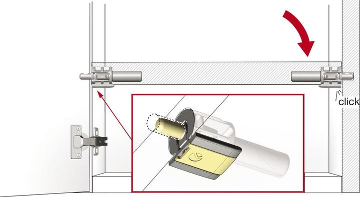 Produktbild Italiana Ferramenta Regalbodenträger Kintai Bohr ø 5 mm, Steckbodenträger vernickelt grau