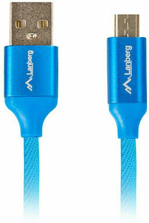 Actual product image Lanberg CA-USBM-20CU-0018-BL USB Cable USB 2.0 Micro USB A USB A (1.80 m, USB 2.0)