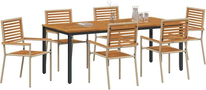 Produktbild vidaXL Garten Essgruppe (200 x 100 x 75 cm)