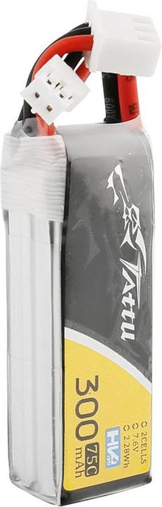 Produktbild Tattu RC-Akku LiHV 300 mAh 7.6 V 75C (7.60 V, 300 mAh)