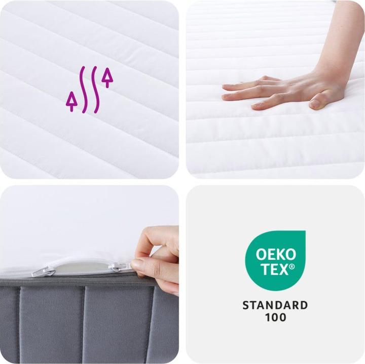 Actual product image vidaXL Children's mattress foam medium soft 80 x 160 cm (80 x 160 cm)
