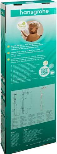 Actual product image hansgrohe Crometta S shower system 240 1 spray type water-saving 9 l/min Reno