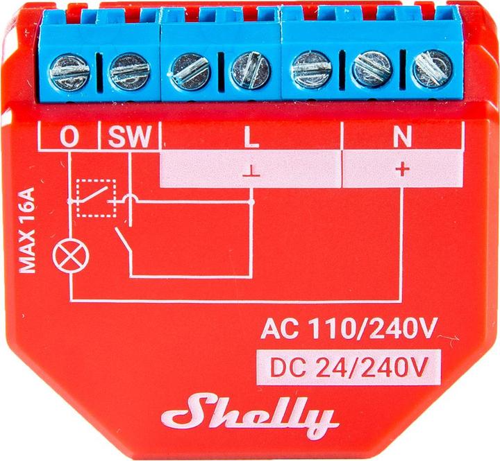 Produktbild Shelly Plus 1PM (Schaltaktor)