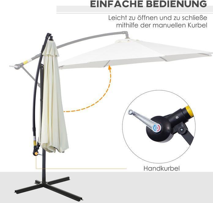 Image du produit Outsunny Parapluie (2.95 m)