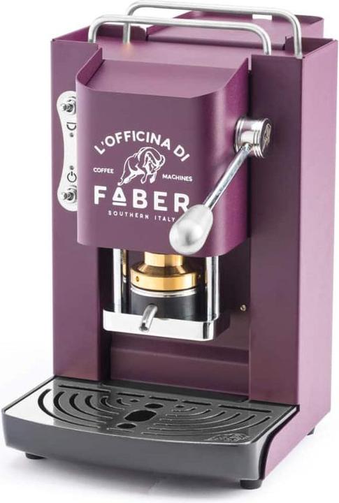 Actual product image Pro Deluxe ESE Pad Espressomaschine Matt Violett & Chrom