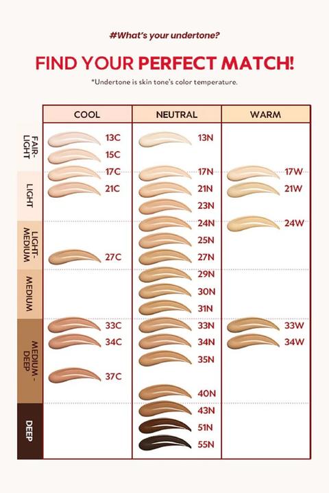 Actual product image TirTir Mask Fit Red Cushion (21N Ivory)