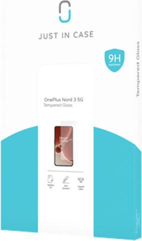 Produktbild Just in Case GehÃ¤rtetes Glas Clear Displayschutzfolie OnePlus Nord 3 5G (1 Stück, OnePlus Nord 3)